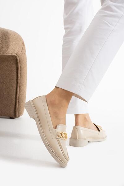 Tomato Bags Kadın Loafer Makosen Casual Tokalı Günlük Ayakkabı