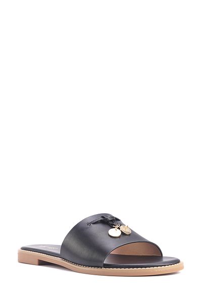 Nine West WOLLOn 4FX - Black Women's Slippers