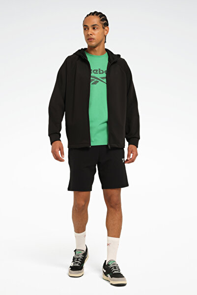 Reebok Μπλουζάκι ανδρικής φόρμας Baden Fz Μαύρο