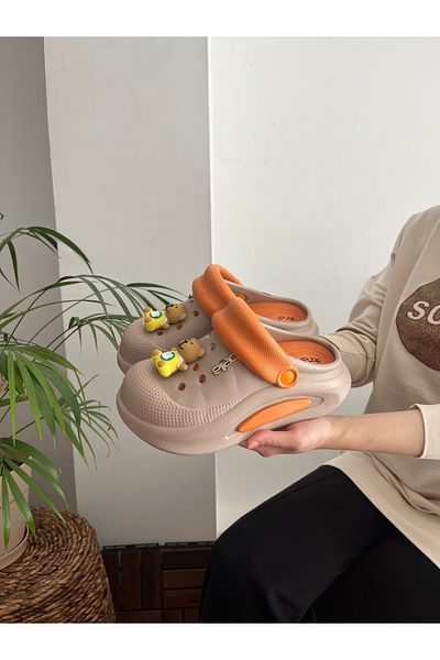 Behtah Kundura Closed Front High Sole Slippers Garden Doctor Nurse Daily Slippers (Choose One Size Larger!)