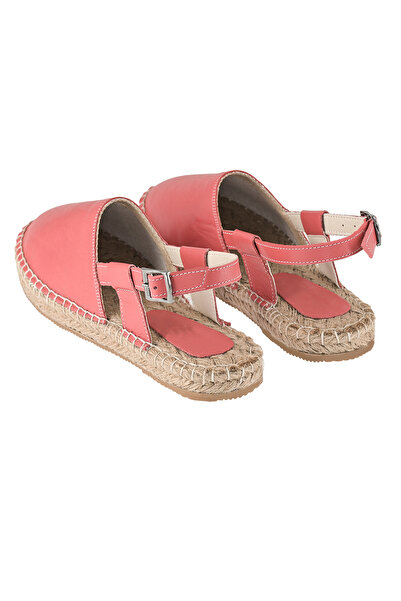 NOOSY Valódi bőr gránátalma virág női kézzel készített espadrille