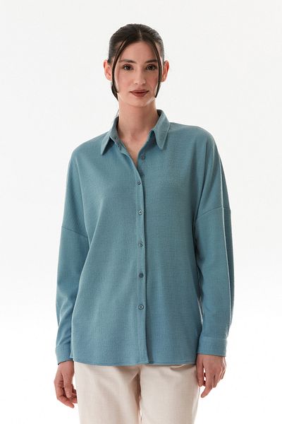 Fulla Moda Cămașă de bază jacquard oversize