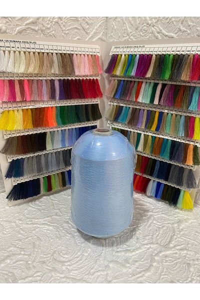 Oskar Overlock Thread (Muz Ip) 500Gr (Baby Blue)