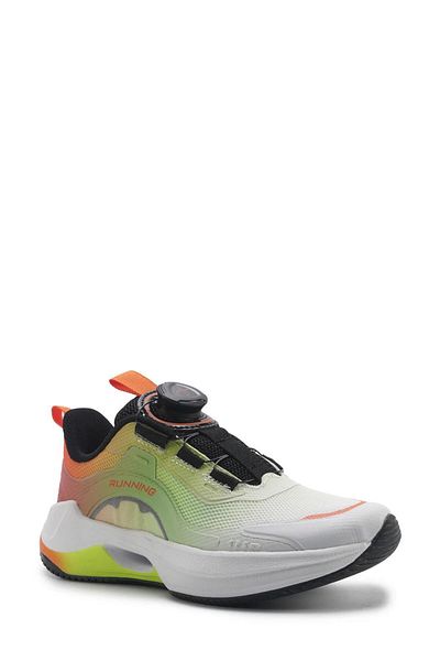 Kinetix Vaner F White-Orange-Neon Green Boys' Sports Shoes