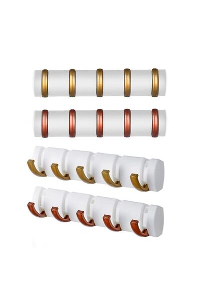 ForWhat Umeraș multifuncțional pentru bucătărie și baie cu 5 compartimente pentru amenajarea biroului acasă