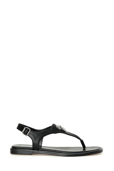Nine West WOLLO 4FX Schwarze Sandalen für Damen - Flaches Design