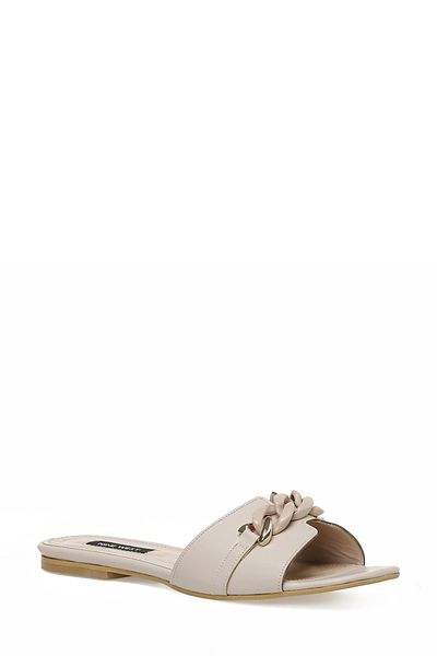 Nine West Over 3Fx Nude Women's Flat Slippers