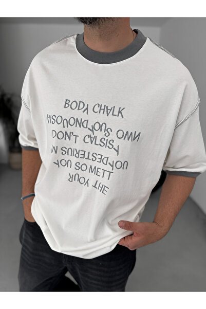 BYBASICMAN Фума з реверсним принтом Oversize T-Shirt BS-003