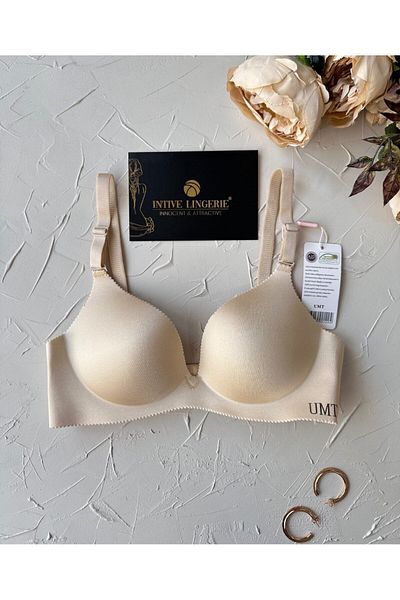 İntive Lingerie Angelina Push-up Χωρίς Σουτιέν Χωρίς Ραφή με λαιμόκοψη V Εισαγόμενο Ποιότητα Μονόχρωμο Σουτιέν χωρίς ουρά