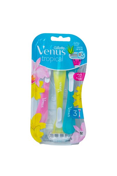 Gillette Venus Tropical Disposable Razor 3 pcs