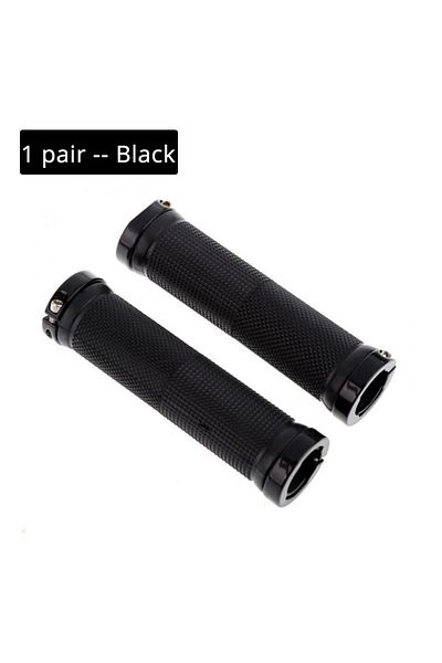 BUCKLOS Black BUCKLOS Bicycle Grips MTB Cuffs Anti Slip Bike Handlebar Cover Rubber BMX Mountain Bike Lock o