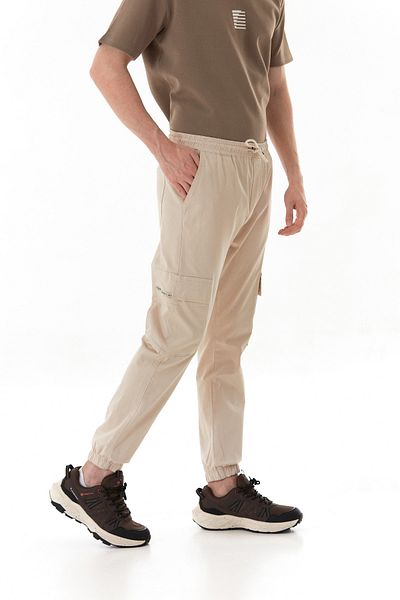 Fulla Moda Elastic Waist Cargo Pocket Jogger Pants