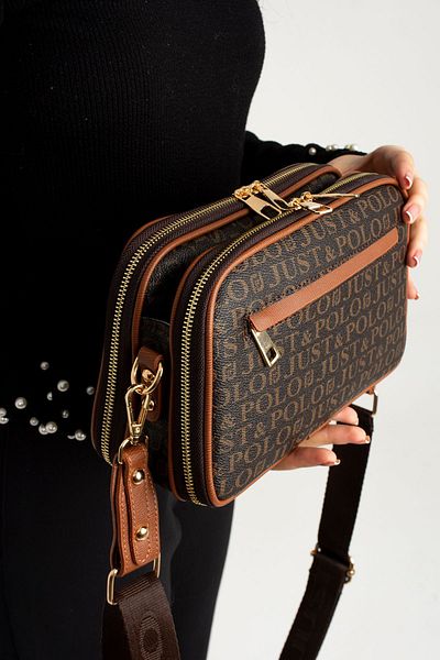 Just Polo JP Original Just Polo Women's Cross Shoulder Bag with 5 Compartments Suitable for Daily Use 25*17 cm