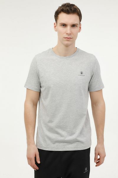 lumberjack M-ct102 Bsc C Nk T-sh 3fx Γκρι κοντομάνικο μπλουζάκι