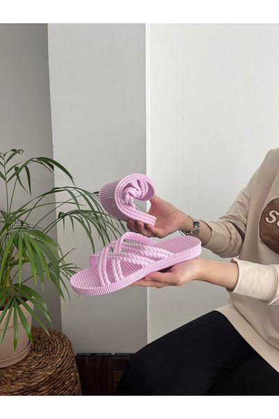 Behtah Kundura Soft Flexible Airblow Bathroom Balcony Beach Street Slippers with Non-Slip Sole