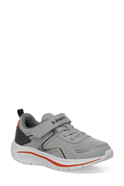 Kinetix Hosey F Fx A.Gray-Grey-Orange Boy's Sports Shoes