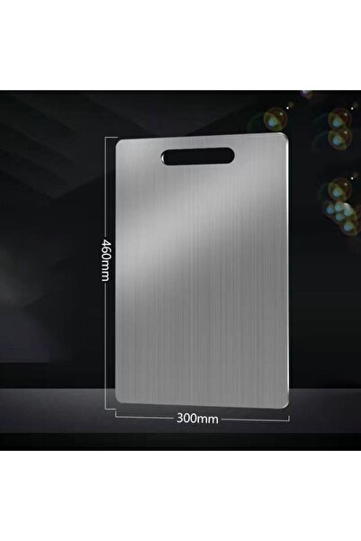 Choice 46x30cm Thickened Stainless Steel Cutting Board Antibacterial and Mild...
