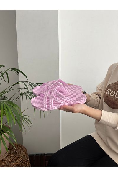 Behtah Kundura Soft Flexible Airblow Bathroom Balcony Beach Street Slippers with Non-Slip Sole