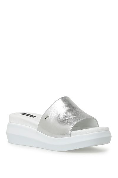 Nine West Nesay 3fx Silver Women's Slippers