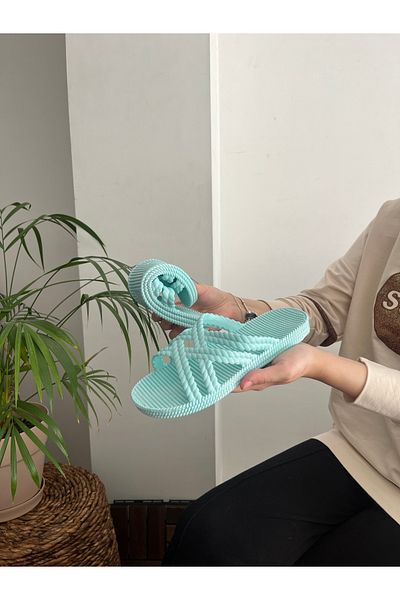 Behtah Kundura Soft Flexible Airblow Bathroom Balcony Beach Street Slippers with Non-Slip Sole