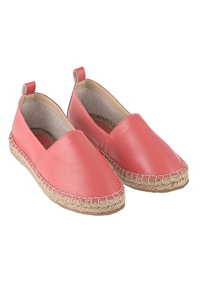 Moosefield Genuine Leather Pomegranate Flower Women's Handmade Espadrille