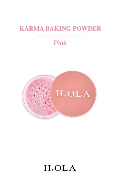 h.OLA Baking Powder |   Makeup Setting Powder |   Pink