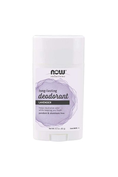 Now NOW Fresh Lavender Long-Lasting Deodorant Stick - 62ml