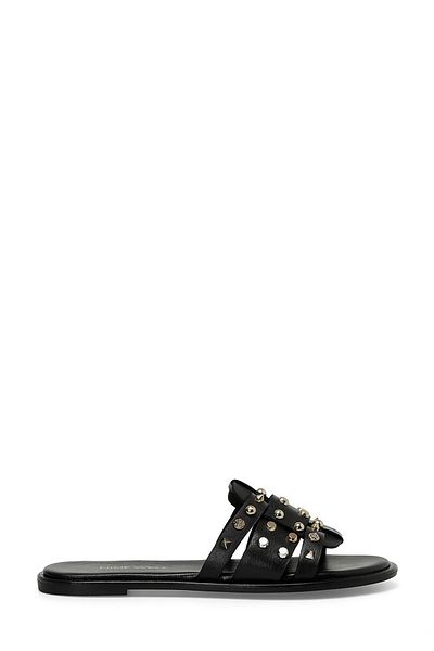 Nine West MINEL 4FX Women's Black Slippers