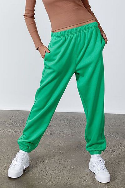 Madmext Grüne Oversize-Jogginghose mit elastischem Bund für Damen MG1235
