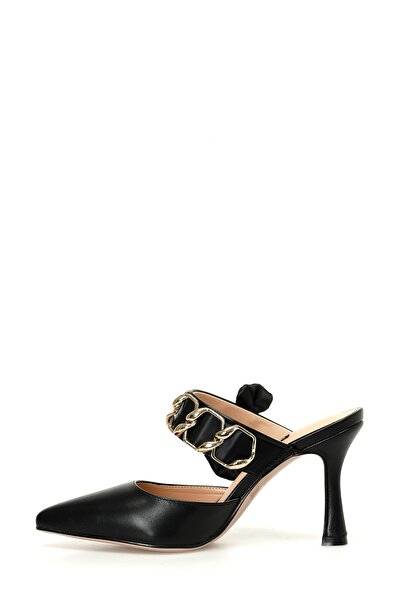 Nine West Mına 3pr Siyah Kadın Topuklu Terlik