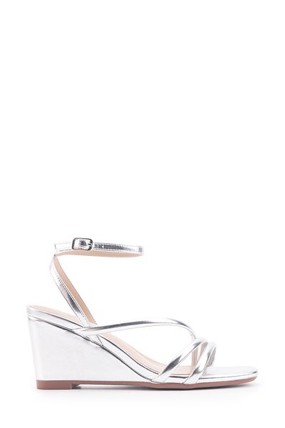 Nine West JUNE 4FX Silver Sandale confortabile pentru femei
