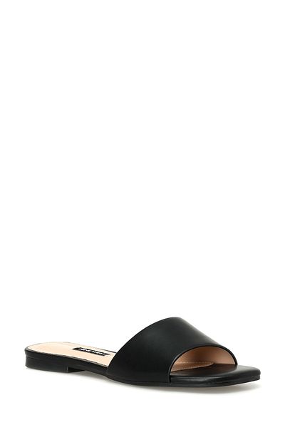 Nine West Schwarze Damenhausschuhe – Matti 4fx Flat Design