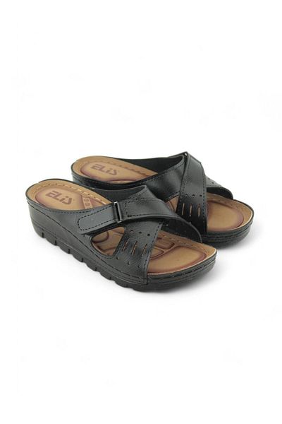 Tomato Bags Women's Cross Strap Velcro Slippers