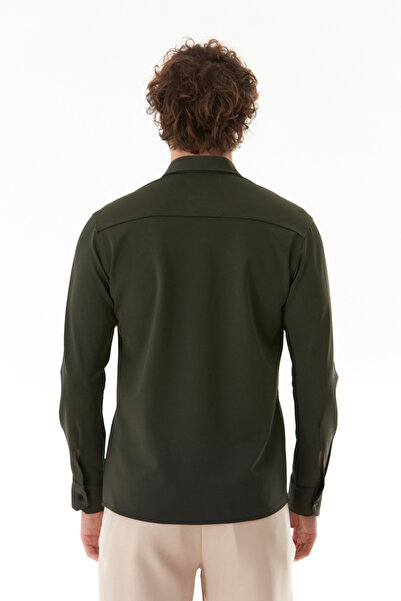 Fulla Moda Çift Cepli Çıtçıtlı Gömlek