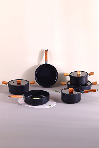 NEOFLAM Bıen Alüminyum Döküm Tencere Seti, 10 Prç