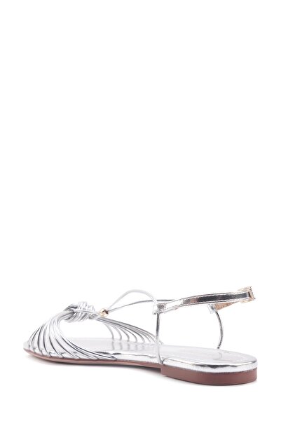 Nine West Gamb 4Fx Silver Women's Flat Sandals