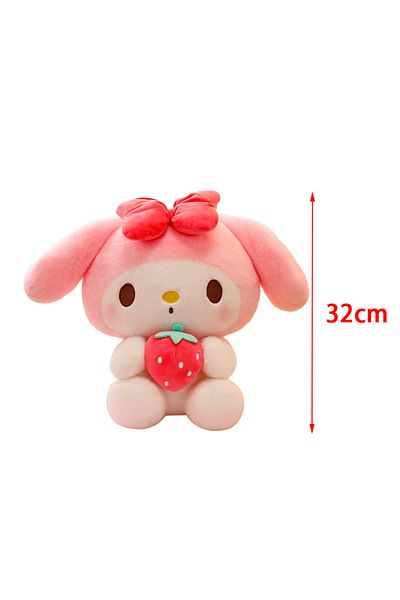 Choice 32cm melody 32-25CM Sanrio Kuromi My Melody Strawberry Series Plush Animal Doll Cartoon Cute Plush P