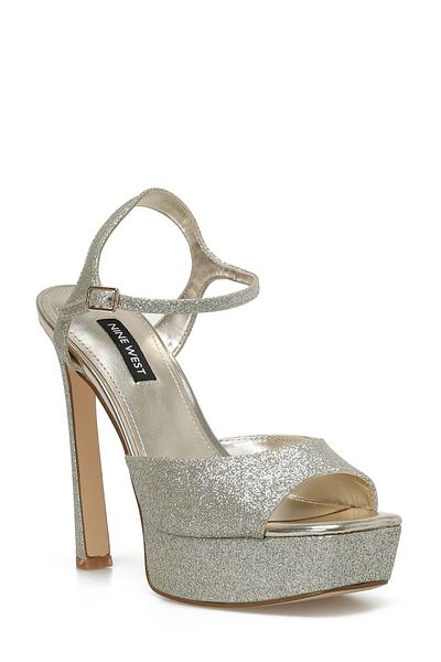 Nine West Legacy3 3fx - Gold Women's Heeled Sandals