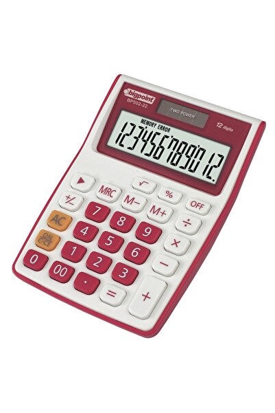 Bigpoint Hesap Makınası 12 Hanelı Pembe