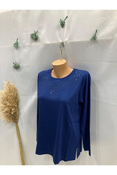 Nacar Kadın Normal Beden Anne Penye Bluz