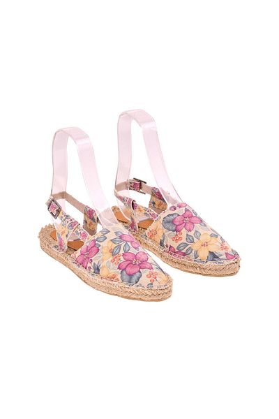Streetfly Espadrile cu bază din răchită, cu design special, lucrate manual