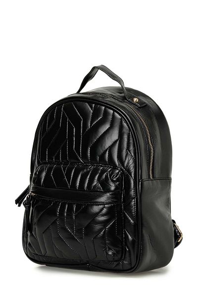 lumberjack SFT PU KPTN SRT 4PR Schwarzer Damenrucksack
