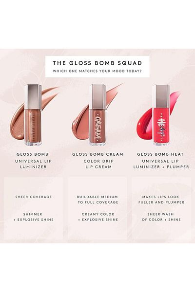 FENTY BEAUTY Fenty Bomb Heat Lip Gloss, Fuzzy