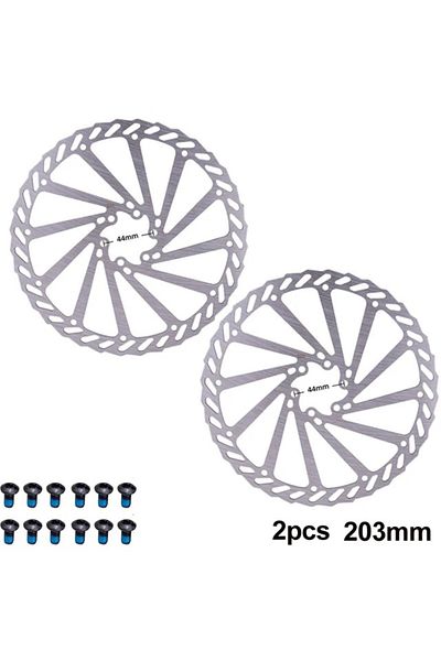 ZTTO 2 Pcs 203mm Mtb Bicycle Brake Rotor 120 140 160 180 203mm 6inch Stainless Steel Hydraulic Brake Roto