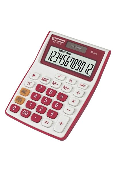 Bigpoint Hesap Makınası 12 Hanelı Pembe