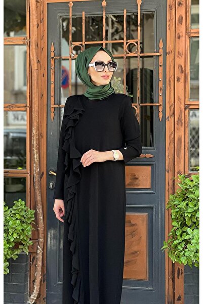 MISS DALIDA Mi̇ss Dalida Black Knitwear Dress - T25K-4010