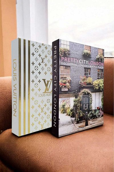 BayCazip Decorative Book Look Box Set of 2 Decorative Book Looking Box