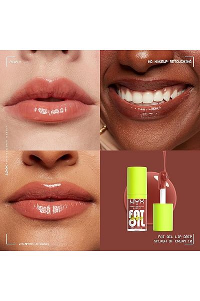 NYX Professional Makeup NYX Professional Makeup Fat Oil Lip Gloss - Splash of Cream
