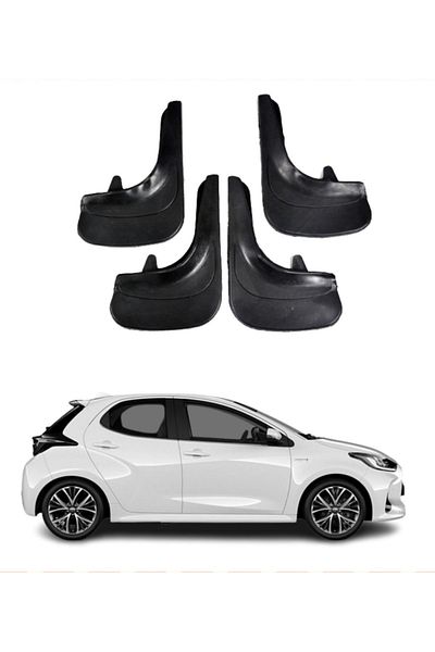 SONİKON LİNE Toyota Yaris Compatible 4-Piece Dust Cover Mudguard Mudflap Modified