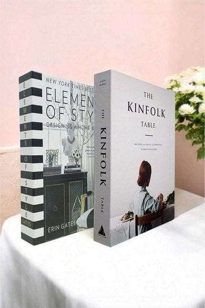 BayCazip Decorative Book Look Box Set of 2 Decorative Book Looking Box